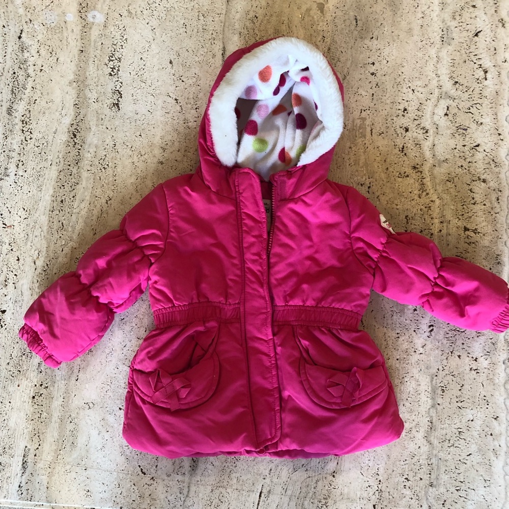 Oshkosh winter jacket size 18 mos girls